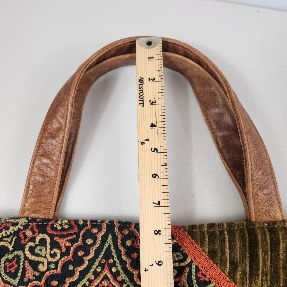 Handmade Tapestry Grandma Core Shoulder Tote Bag - Picture 15 of 15